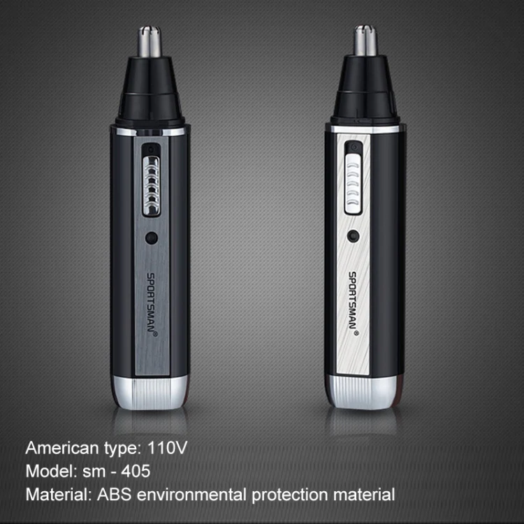SPORTSMAN Four-in-one Rechargeable Ear Nose Trimmer Electric Shaver Beard Face Eyebrows Hair Trimmer For Men, US Plug(Black, 110V) - Image 3