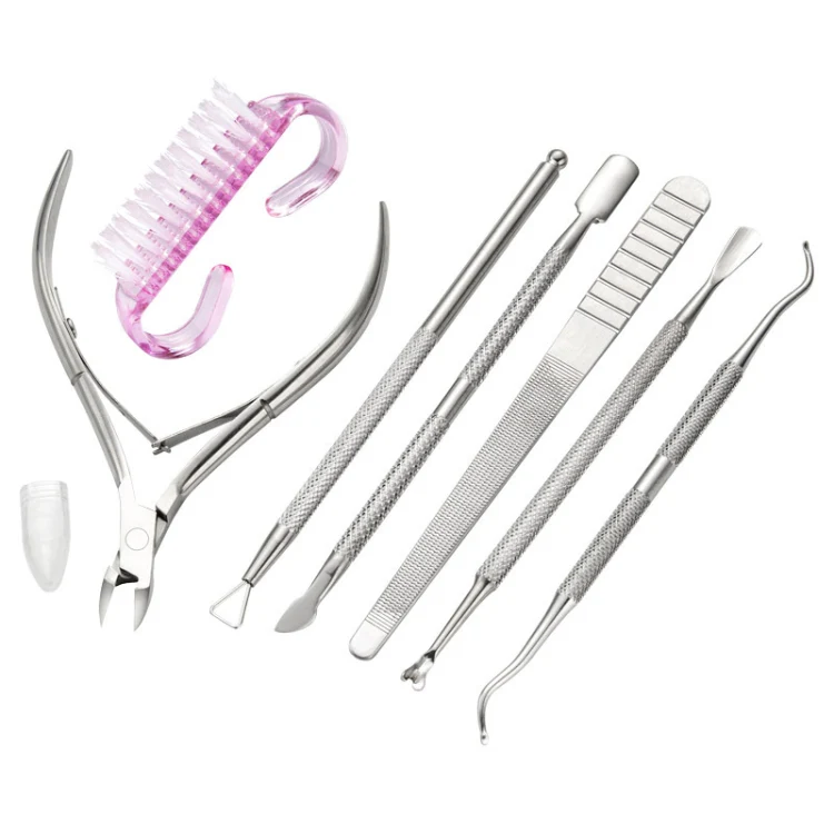 Stainless Steel Double Head Dead Skin Scissors Set, Specification: Set D - Image 5