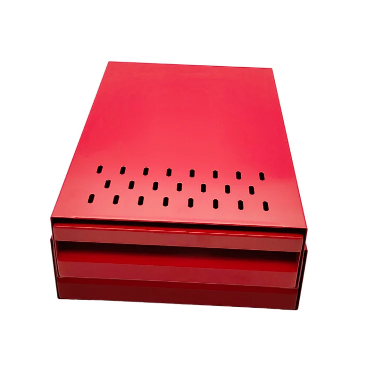Stainless Steel Drawer Type Coffee Grounds Box Coffee Machine Supporting Equipment(Red) - Image 2
