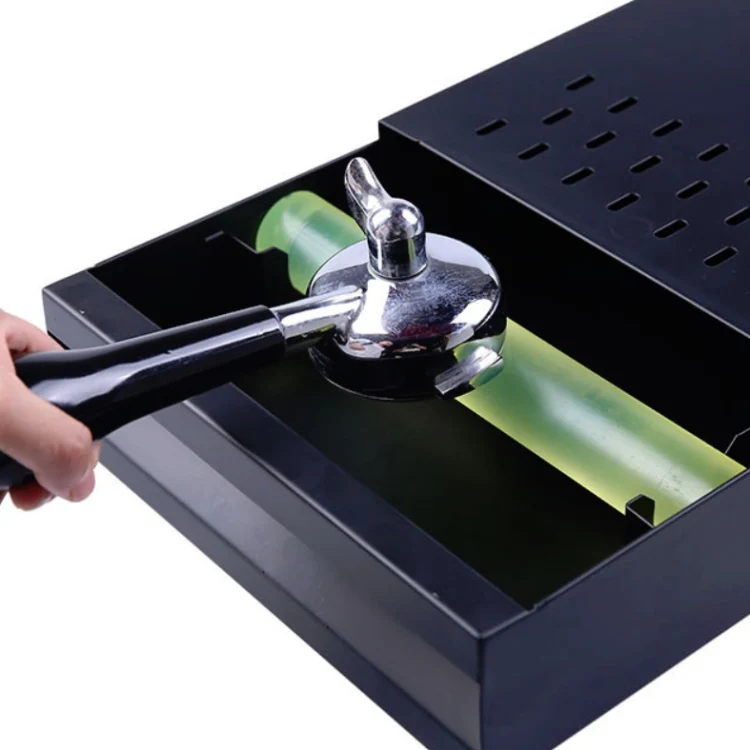 Stainless Steel Drawer Type Coffee Grounds Box Coffee Machine Supporting Equipment(Red) - Image 3