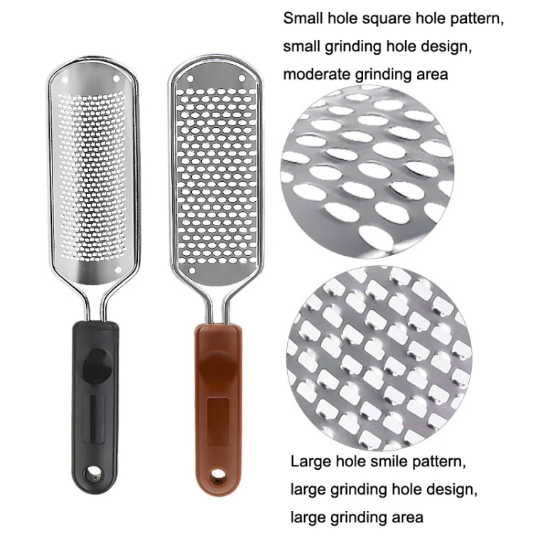 Stainless Steel Exfoliating Pedicure Grinding And Rubbing Machine, Style: Small Hole Square Hole (Black) - Image 3