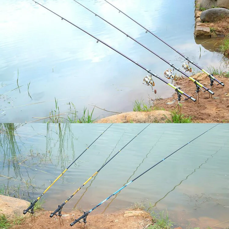 Stainless Steel Fishing Bracket Throwing Rod Sea Rod Hand Rod Fishing Rod Bracket, Color:B Gray - Image 6