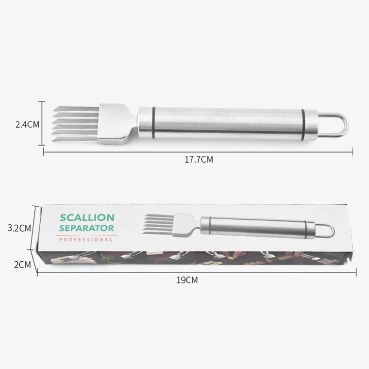 LsCook Stainless Steel Multifunctional Slicer Shredded Onion Cutter, 430 Round-Handled Boxed - Image 10