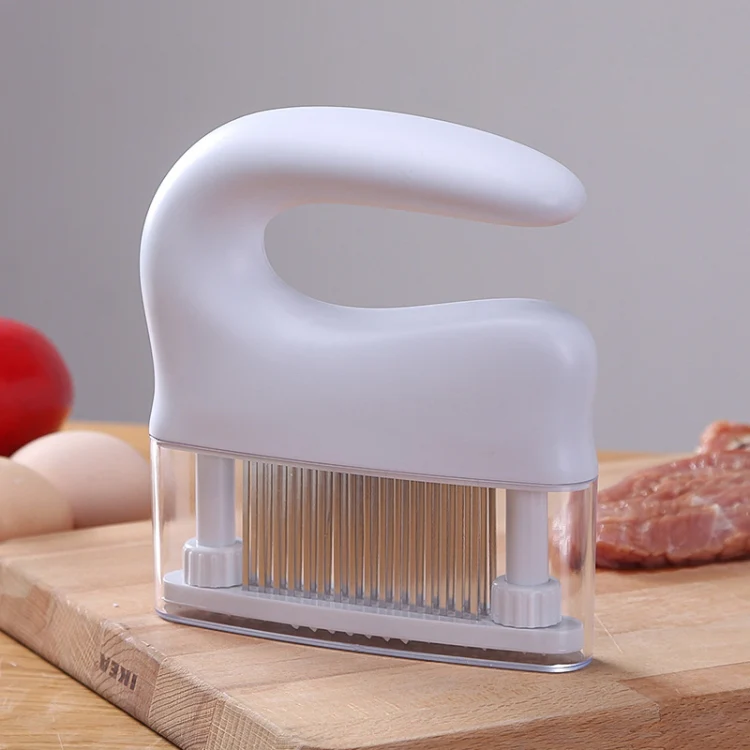 Stainless Steel Tenderloin Meat Knocking Meat Needle 48-Pin Household Kitchen Rib Breaker(White) - Image 2