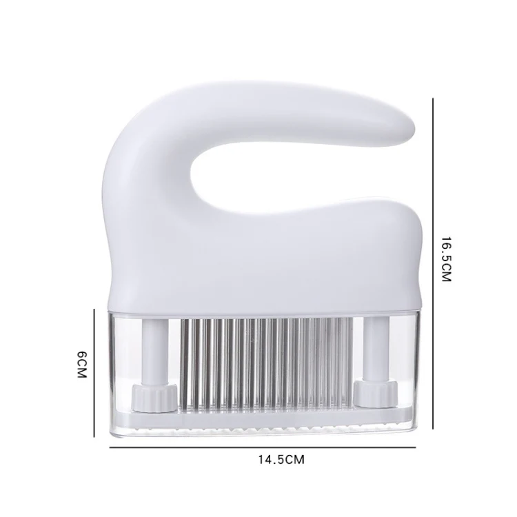 Stainless Steel Tenderloin Meat Knocking Meat Needle 48-Pin Household Kitchen Rib Breaker(White) - Image 5