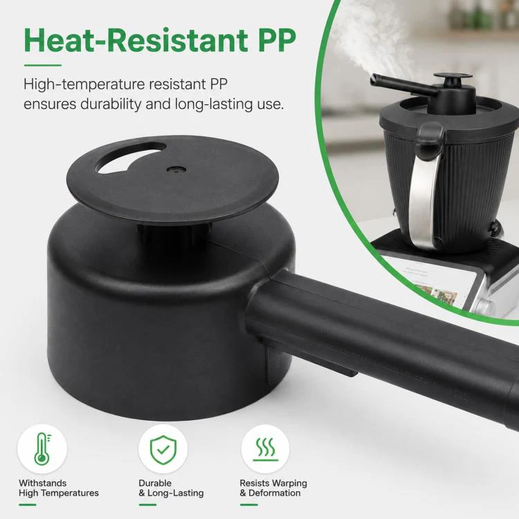 Steam Diverter For Thermomix TM7 Cabinet Protector Steam Release Accessory(Black) - Image 4