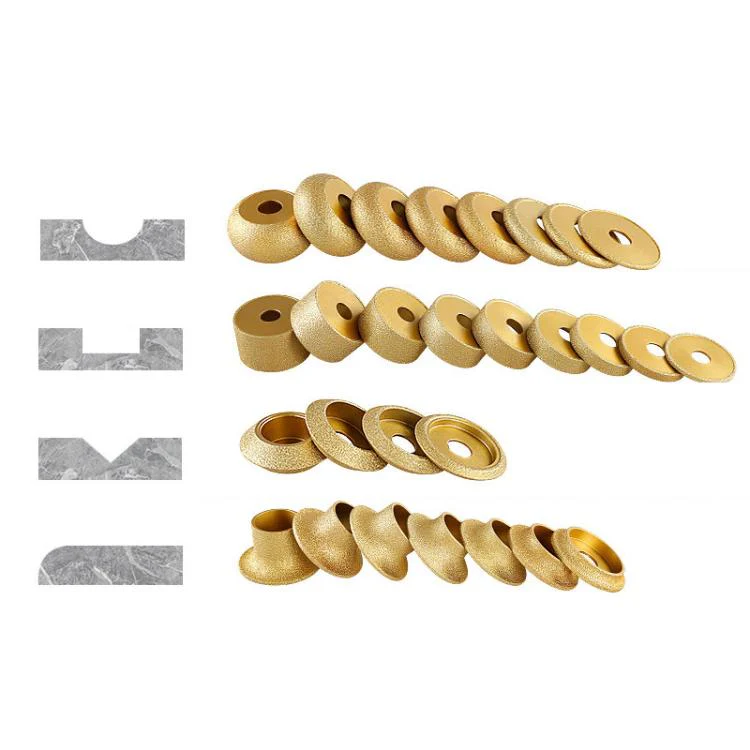 Stone Edge Grinding Wheel Marble Granite Tile Trimming Chamfering Tool, Spec: No. 21 Edge 30mm - Image 9