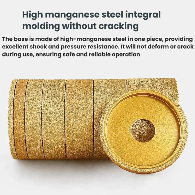 Stone Edge Grinding Wheel Marble Granite Tile Trimming Chamfering Tool, Spec: No. 407 Edge 35mm - Image 3