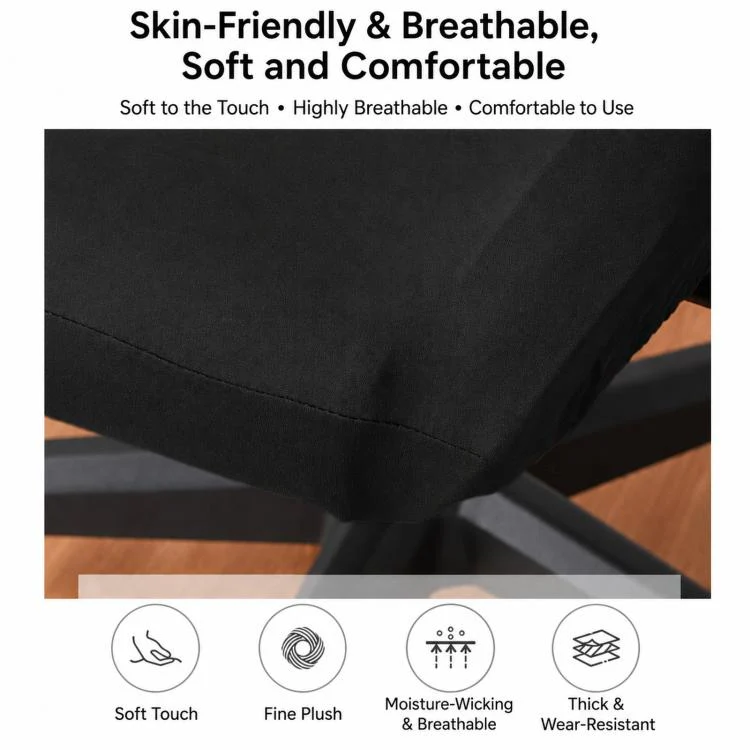 Stretch Gaming Chair Cover Elastic Computer Office Desk Chair Slipcover With Armrest Covers(Navy) - Image 6