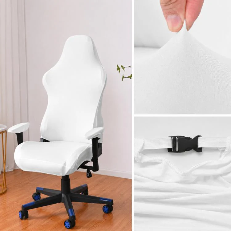Stretch Gaming Chair Cover Elastic Computer Office Desk Chair Slipcover With Armrest Covers(Navy) - Image 9