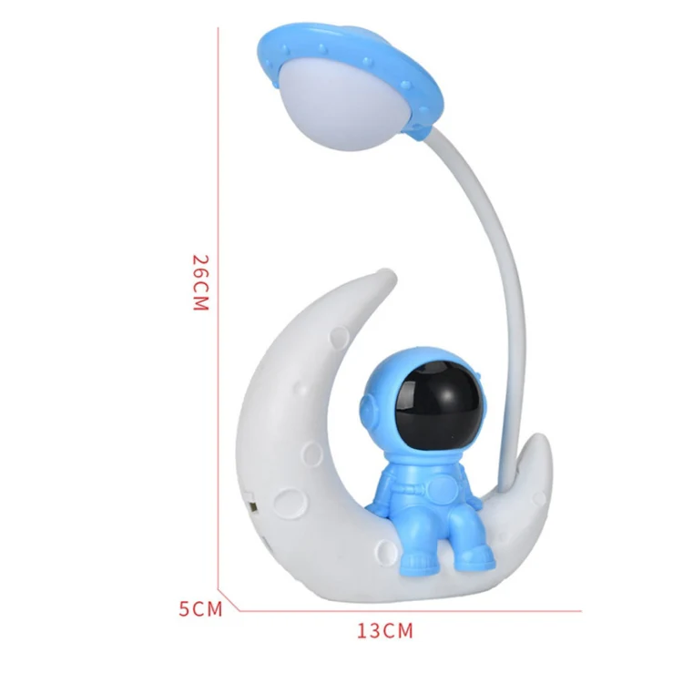 Student Dormitory Bedside Reading Desk Lamp(6617-2 Blue) - Image 3
