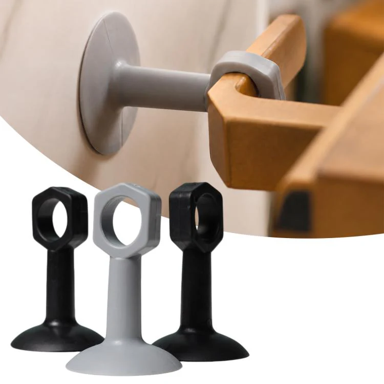 Suction Cup Door Handle Anti-collision Protective Pad, Size:65x45x19mm(Black) - Image 2