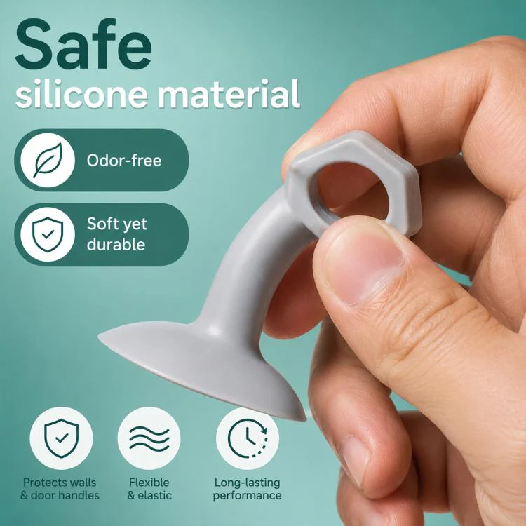 Suction Cup Door Handle Anti-collision Protective Pad, Size:70x47x21mm(White) - Image 5