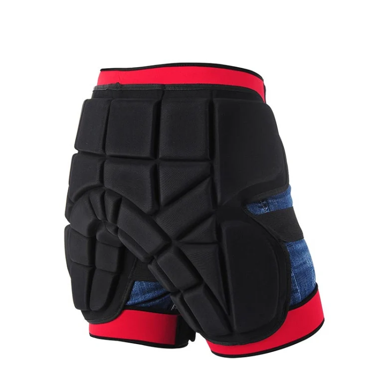 SULAITE Roller Skating Protective Equipment Fishing Pants Outdoor Sports Drop Diaper Pants Protective Gear, Size: M(Black) - Image 3