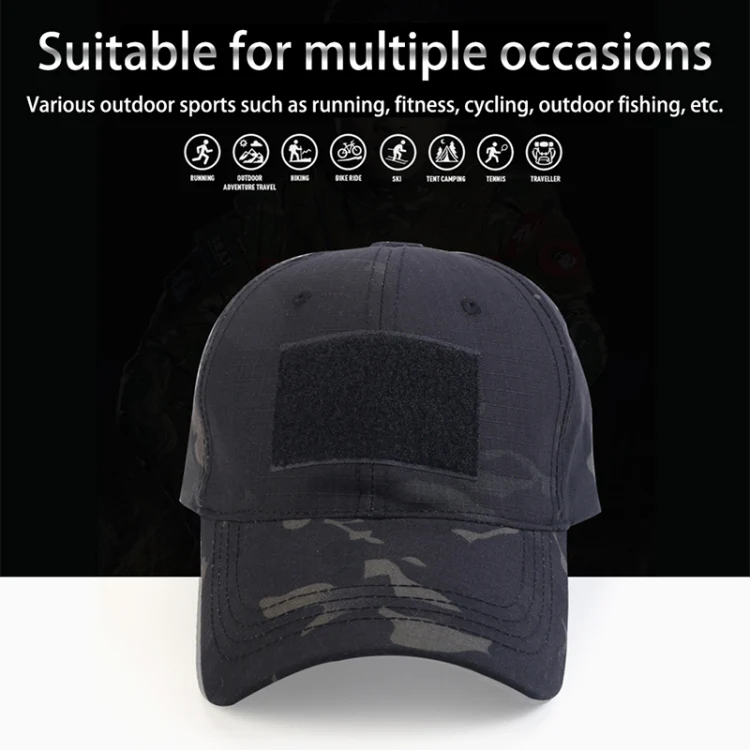 Summer Camouflage Baseball Mesh Cap Sports Sunshade Cap, Size: Free Size(ACU Camouflage) - Image 8