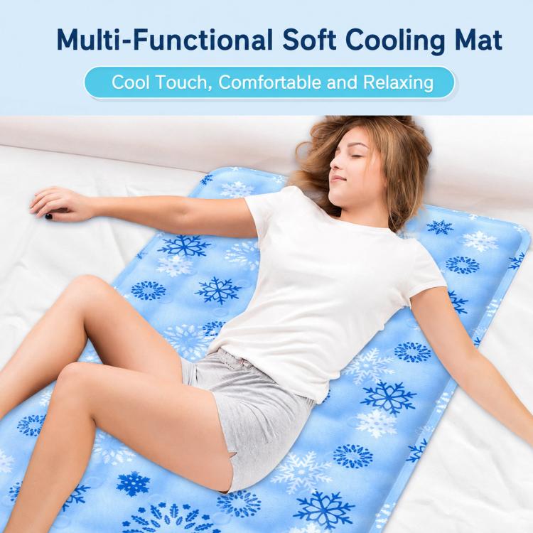 Summer Single Person Cooling Gel Seat Cushion Pressure Activated Cooling Mat, Size: 30x40cm(Gray) - Image 9