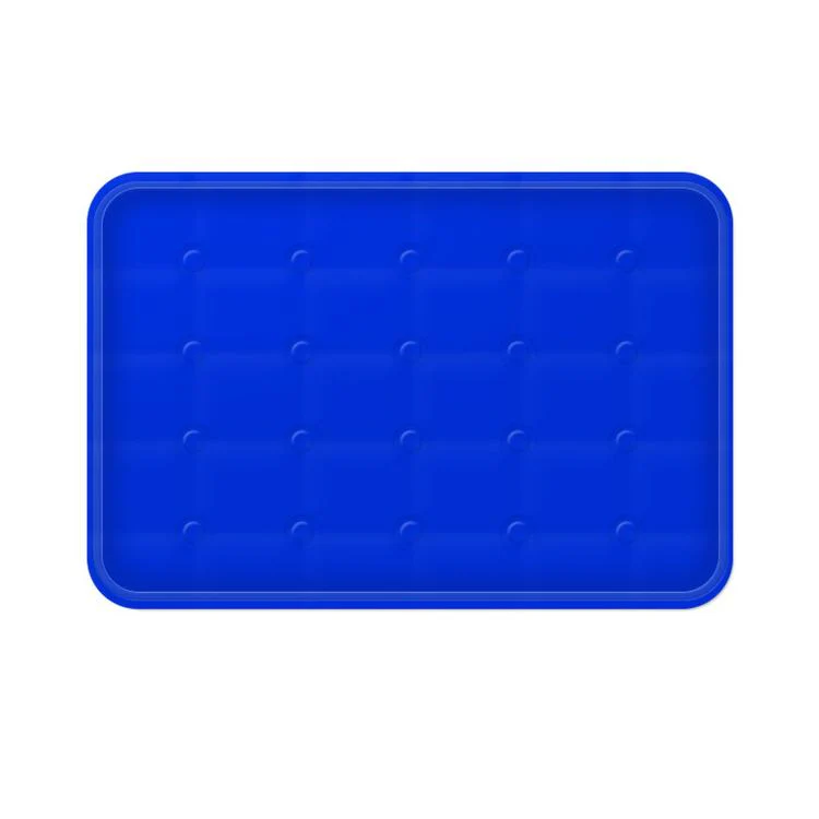 Summer Single Person Cooling Gel Seat Cushion Pressure Activated Cooling Mat, Size: 50x60cm(Royal Blue)