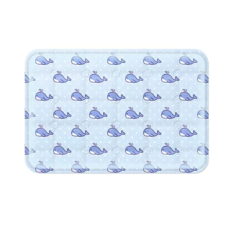 Summer Single Person Cooling Gel Seat Cushion Pressure Activated Cooling Mat, Size: 60x90cm(Whale)