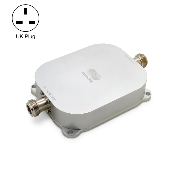 Sunhans 0305SH200780 2.4GHz/5.8GHz 4000mW Dual Band Outdoor WiFi Signal Booster, Plug:UK Plug