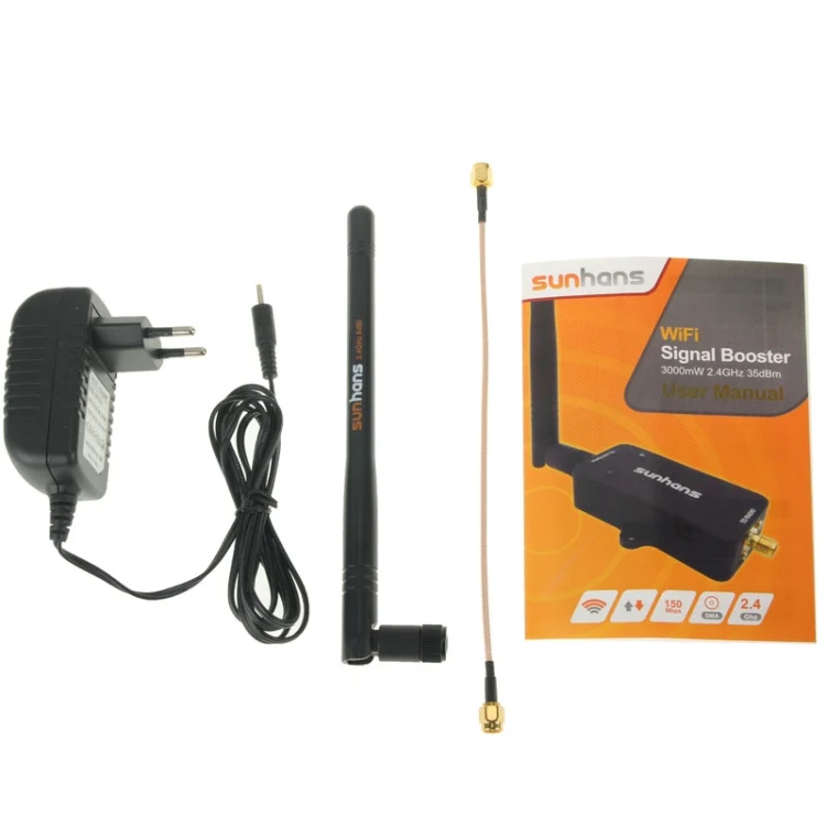 Sunhans SH24BTA-N 35dBm 2.4GHz 3W 11N/G/B WiFi Signal Booster WiFi Amplifier Wireless Repeater(AU Plug) - Image 10