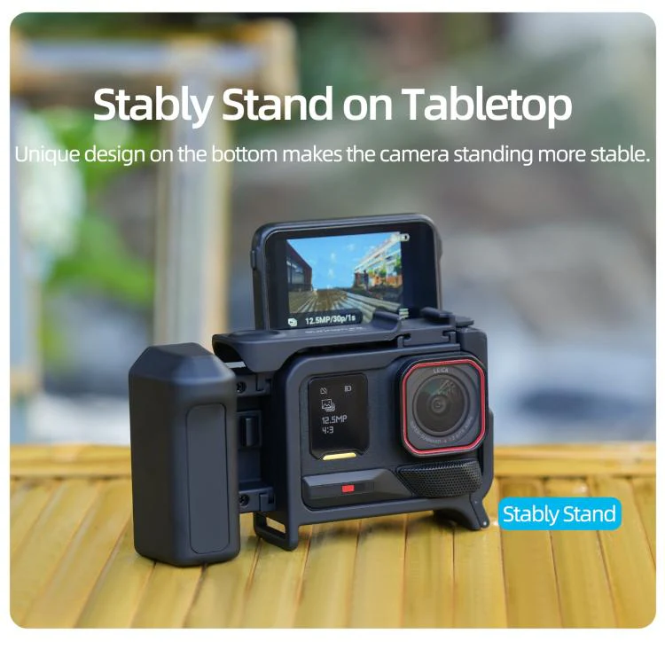 Sunnylife 2-in-1 Detachable Protective Frame & Street Photography Handle for Insta360 Ace Pro 2 / 1 (Black) - Image 12