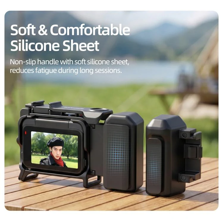Sunnylife 2-in-1 Detachable Protective Frame & Street Photography Handle for Insta360 Ace Pro 2 / 1 (Black) - Image 13