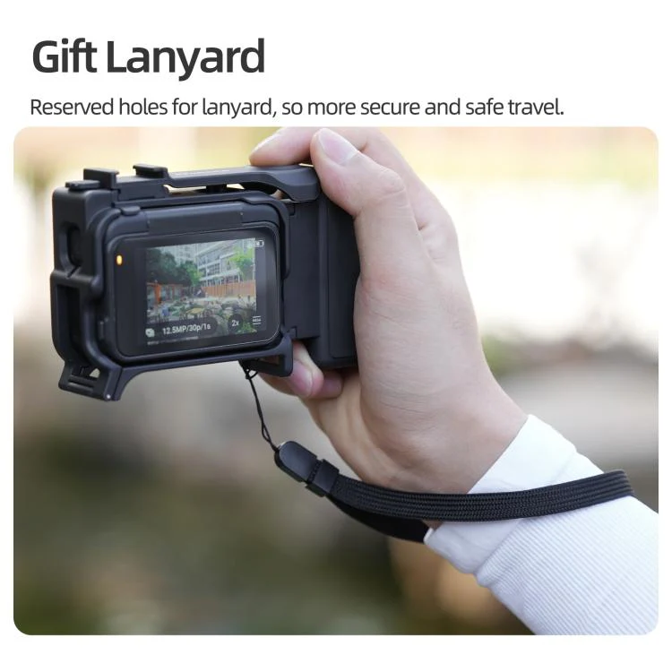 Sunnylife 2-in-1 Detachable Protective Frame & Street Photography Handle for Insta360 Ace Pro 2 / 1 (Black) - Image 14