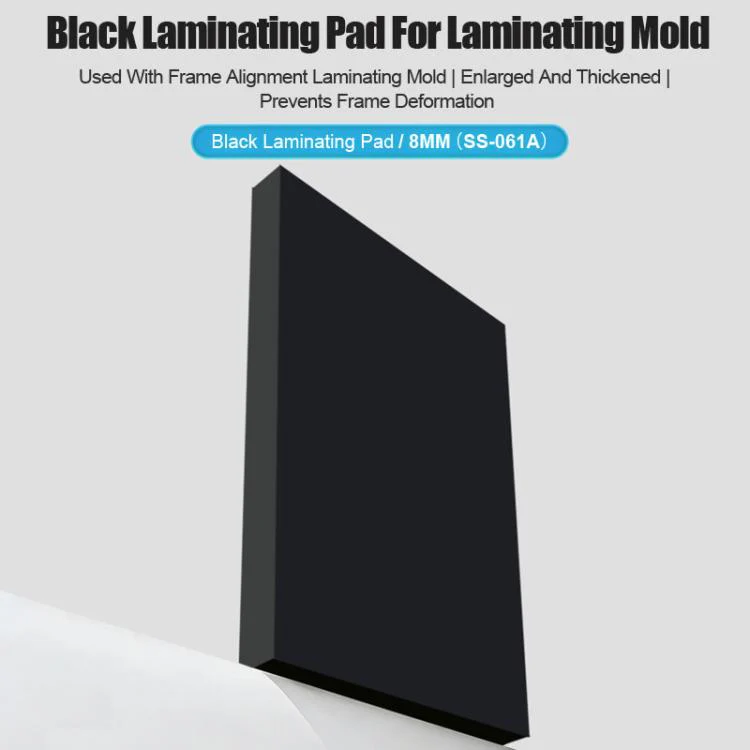 Sunshine 8mm Black Laminating Pad for Sunshine SS-061A Laminating Mold - Image 2