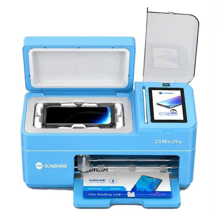 SUNSHINE C3 Mix Ultra 12.9-inch Smart Vacuum Auto-positioning Cutting & Laminating Machine with UV Curing, Plug:AU Plug
