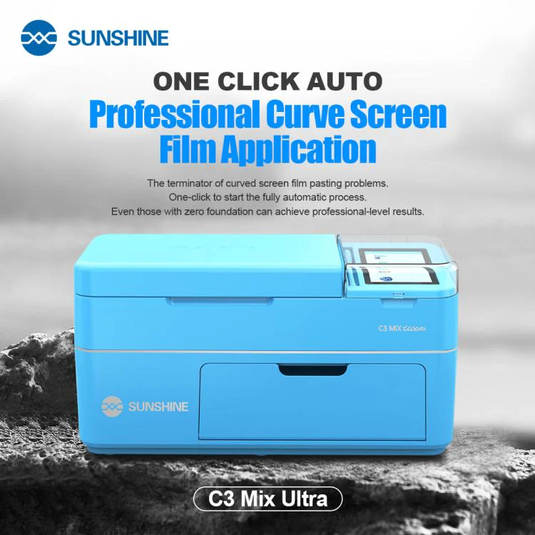 SUNSHINE C3 Mix Ultra 12.9-inch Smart Vacuum Auto-positioning Cutting & Laminating Machine with UV Curing, Plug:UK Plug - Image 2