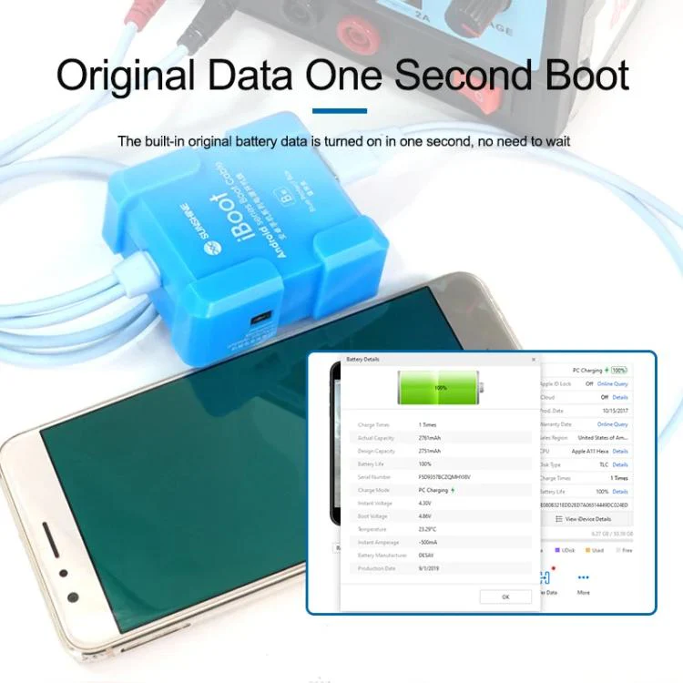 SUNSHINE iBoot B For Android 5V Power Cable Mobile Phone Repair Tool Battery Power Test Boot Cable - Image 6