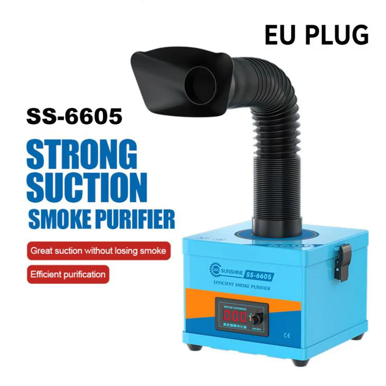 SUNSHINE SS-6605 Strong Suction Smoke Purifier, Plug:EU Plug