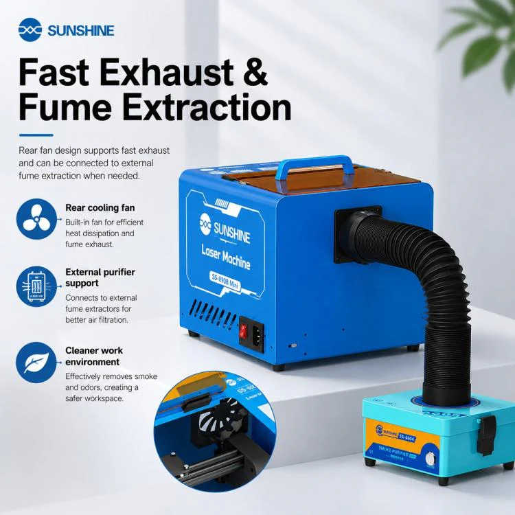 SUNSHINE SS-890B Mini Laser Screen Removal Machine, Plug:AU Plug - Image 5