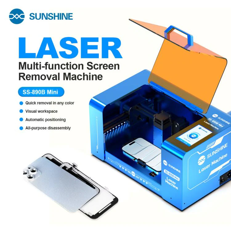 SUNSHINE SS-890B Mini Laser Screen Removal Machine, Plug:EU Plug - Image 2