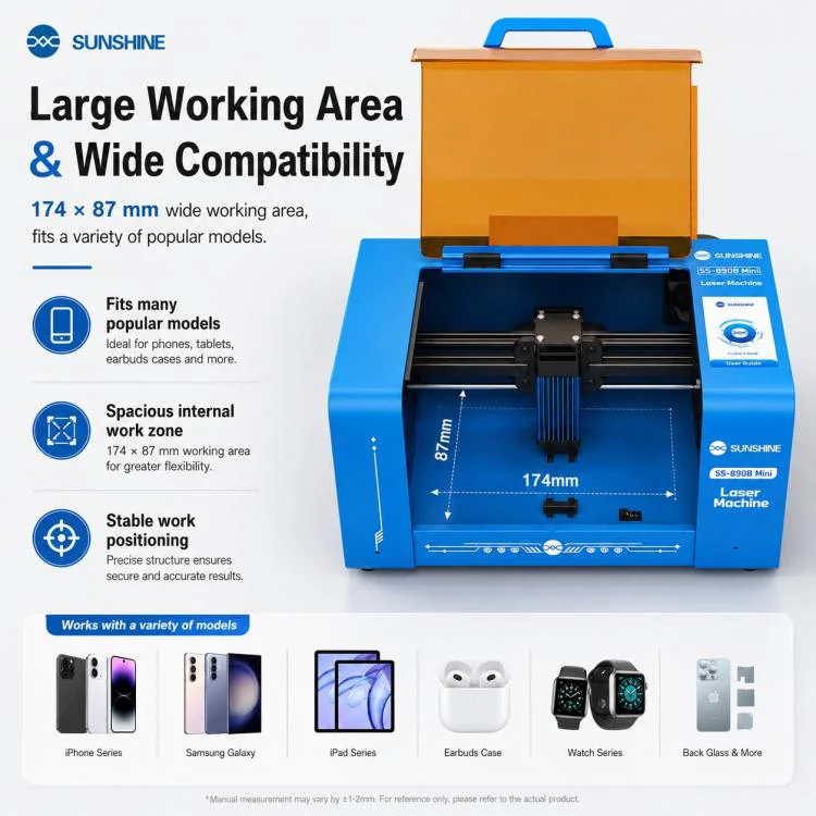 SUNSHINE SS-890B Mini Laser Screen Removal Machine, Plug:US Plug - Image 6
