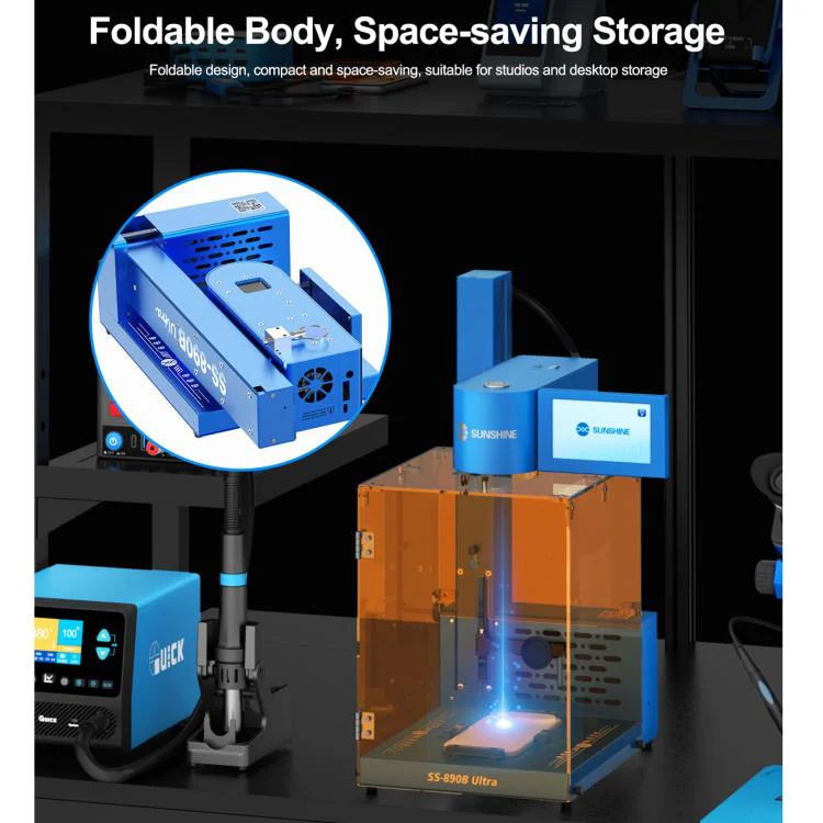 SUNSHINE SS-890B UItra Professional Foldable Smart Laser, Plug:EU Plug - Image 4