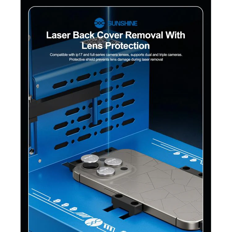 SUNSHINE SS-890B UItra Professional Foldable Smart Laser, Plug:EU Plug - Image 9