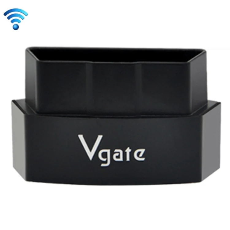 Super Mini Vgate iCar3 OBDII WiFi Car Scanner Tool, Support Android & iOS(Black)