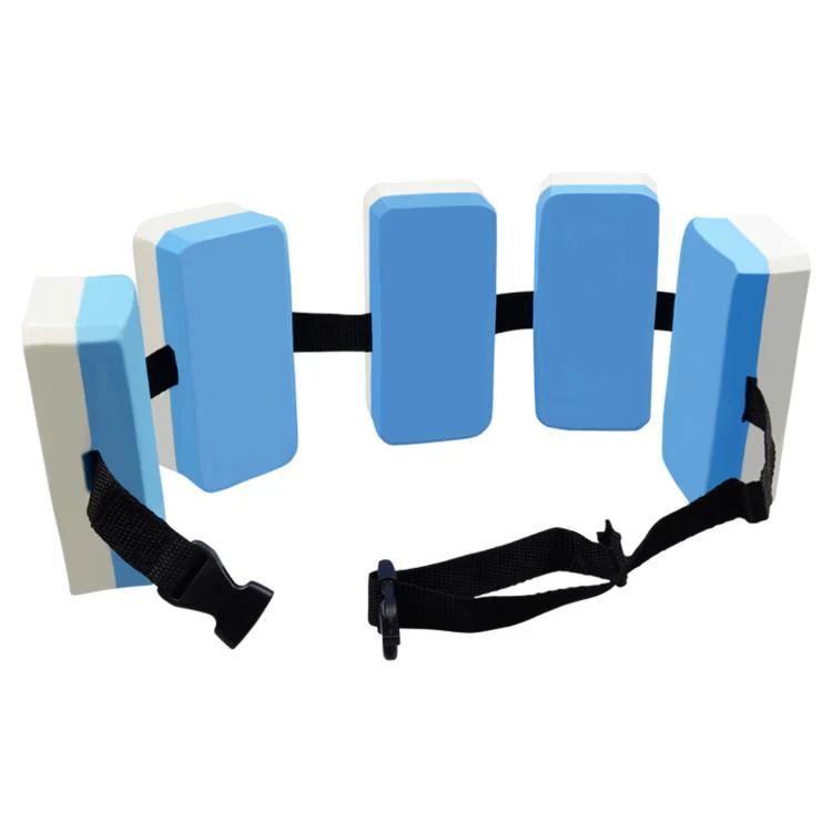 Swimming Waist Belt With Back Float Board(Blue White) - Image 2