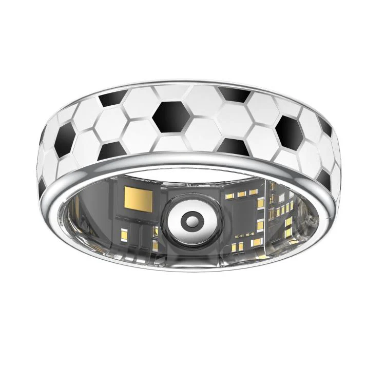SY15 SIZE 12 Smart Ring, Supports Health Monitoring / Gesture Control(Soccer) - Image 4