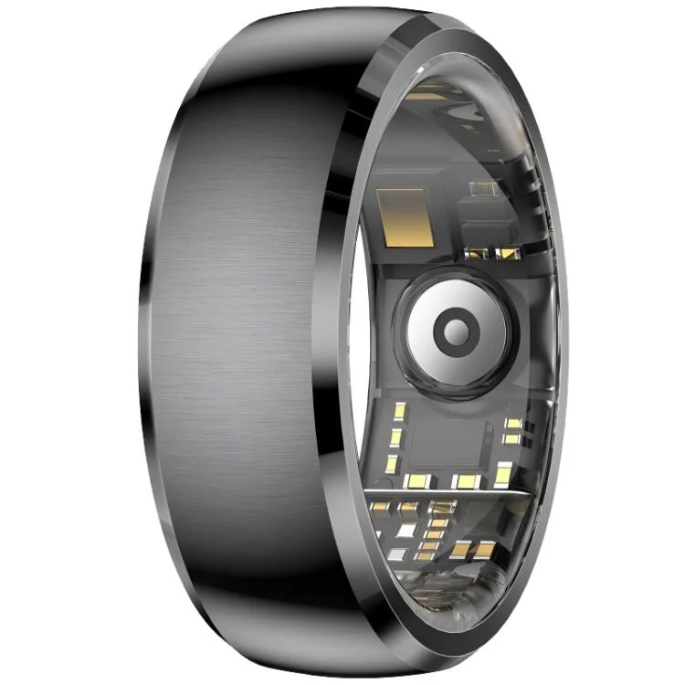 SY15 SIZE 7 Smart Ring, Supports Health Monitoring / Gesture Control(Black)