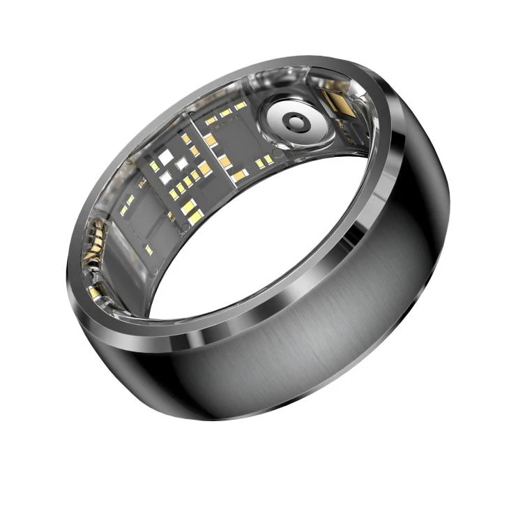 SY15 SIZE 7 Smart Ring, Supports Health Monitoring / Gesture Control(Black) - Image 3