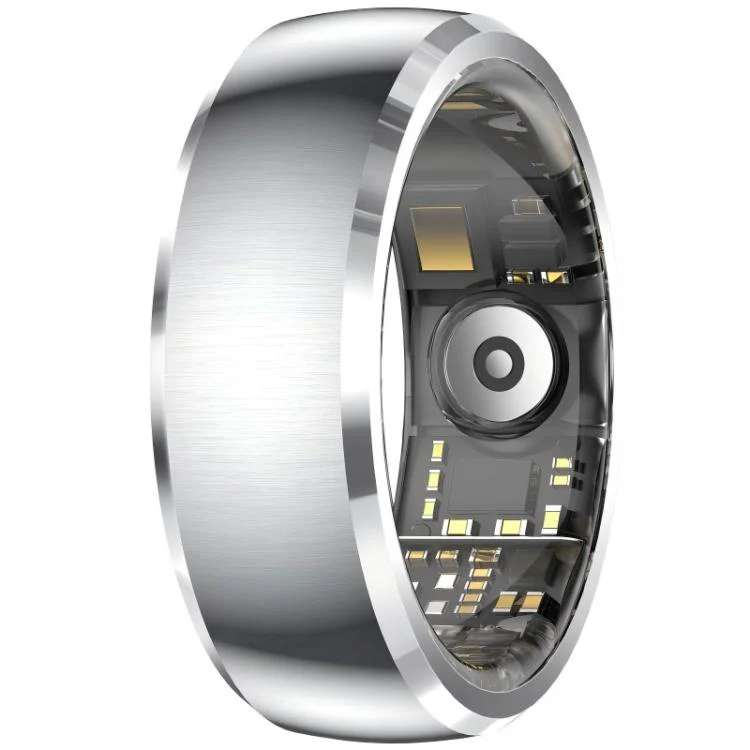 SY15 SIZE 7 Smart Ring, Supports Health Monitoring / Gesture Control(Silver)