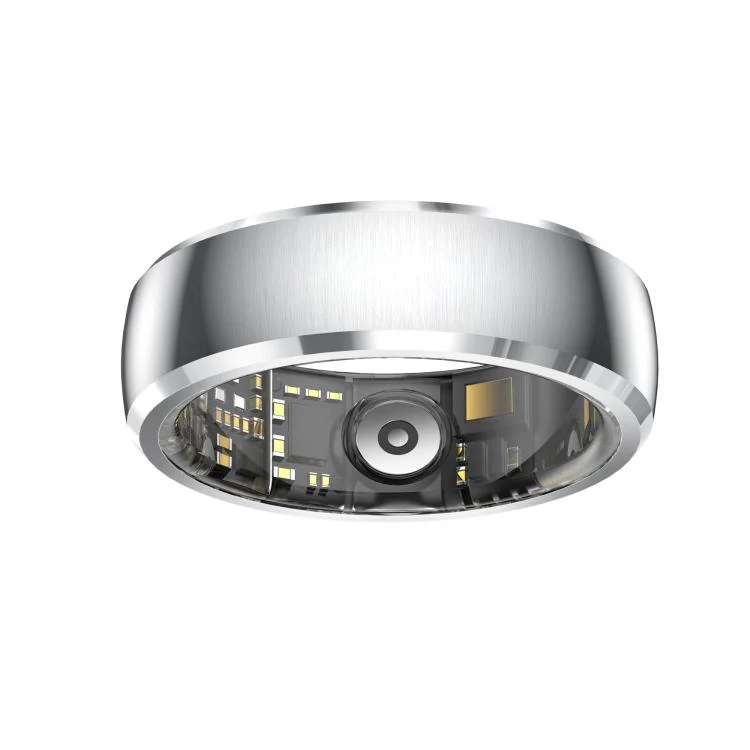 SY15 SIZE 7 Smart Ring, Supports Health Monitoring / Gesture Control(Silver) - Image 4