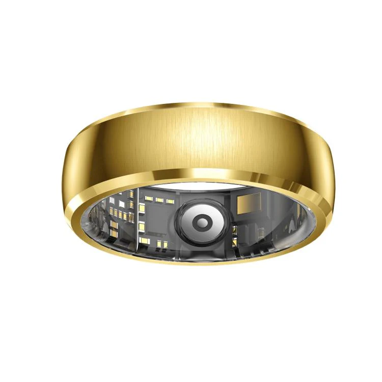SY15 SIZE 8 Smart Ring, Supports Health Monitoring / Gesture Control(Gold) - Image 4