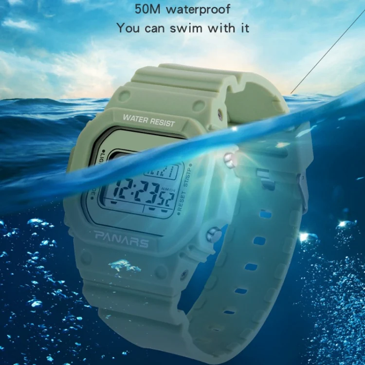 SYNOKE 9620 Couple Sports Plastic Strap Electronic Watch(Cool Black) - Image 5