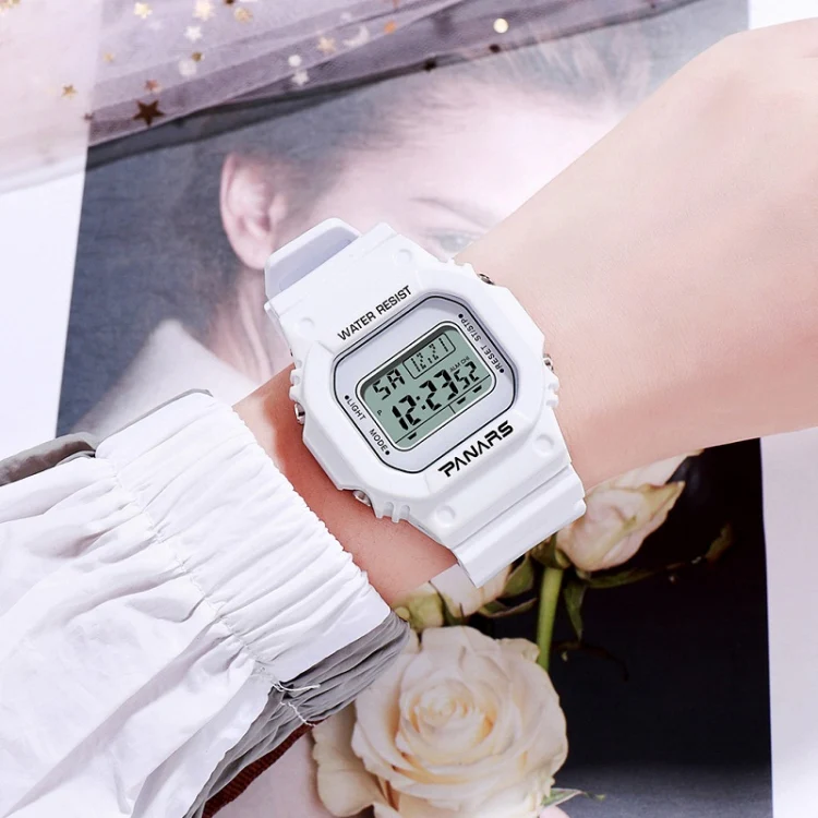 SYNOKE 9620 Couple Sports Plastic Strap Electronic Watch(Teenage Pink) - Image 7