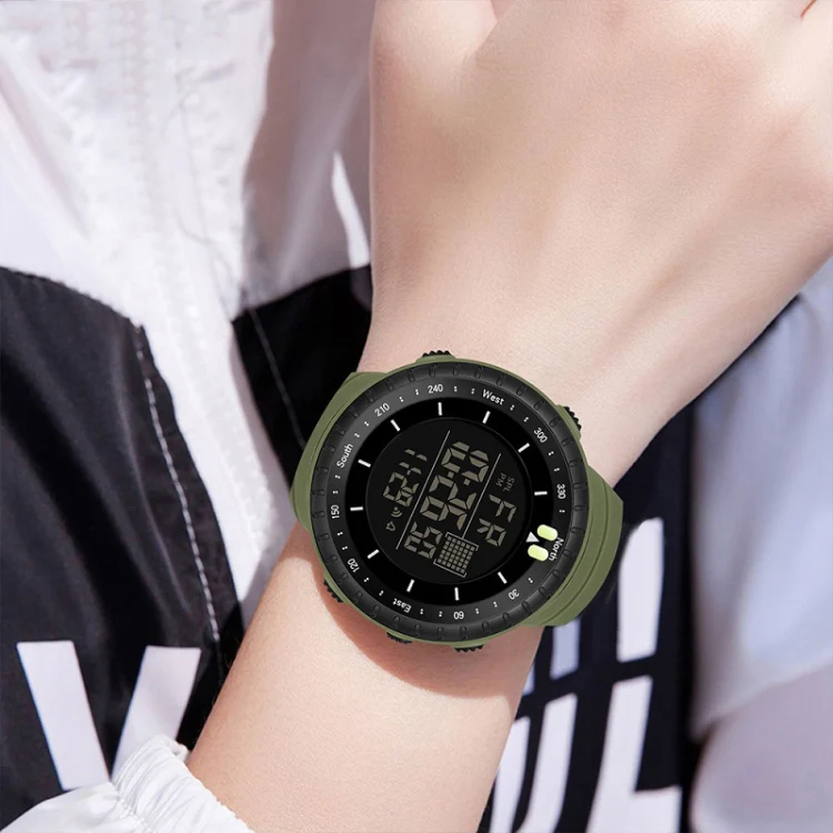 SYNOKE 9648-B Men Outdoor Waterproof Luminous Sports Electronic Watch(Green) - Image 6