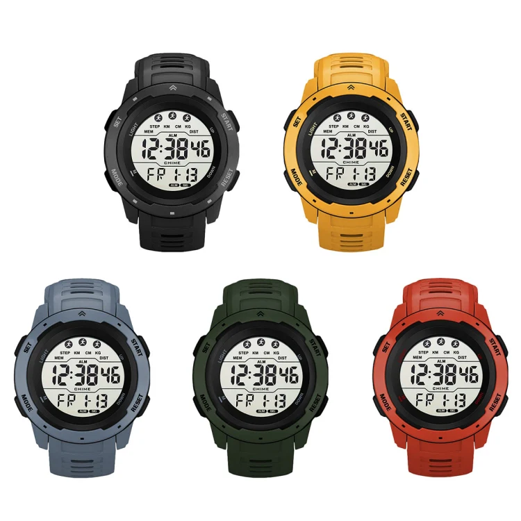 SYNOKE 9811 Luminous Large Screen Outdoor Running Student Watch(Black) - Image 2