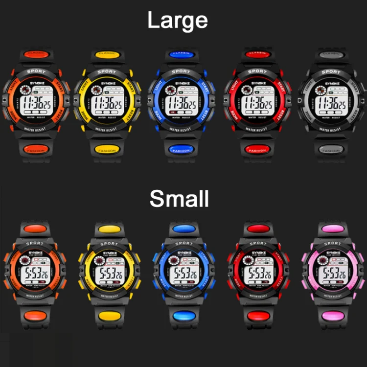 SYNOKE 99269 Children Sports Waterproof Digital Watch, Colour: Large (Gray) - Image 2